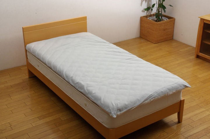 布団カバー 洗える インド綿使用 『コロン(サラン)NSK 敷き布団カバー』 グリーン ダブル 約145×215cm コロン(代引不可)