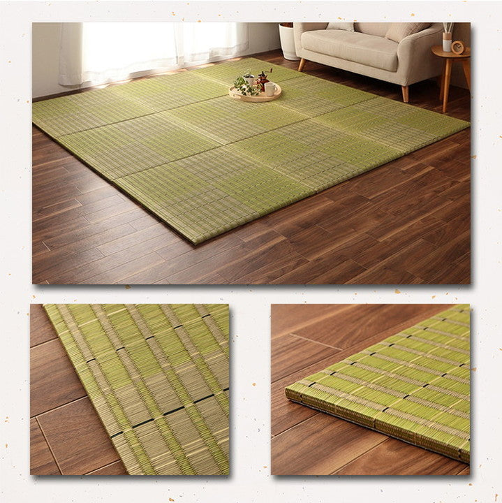 置き畳 約82×82cm 6P 6枚組 ユニット畳 い草 消臭 抗菌 防臭 掛川織 ラグ カーペット 絨毯 じゅうたん インテリア オールシーズン 在宅ワーク リモートワーク おしゃれ 新生活 たたみ(代引不可)