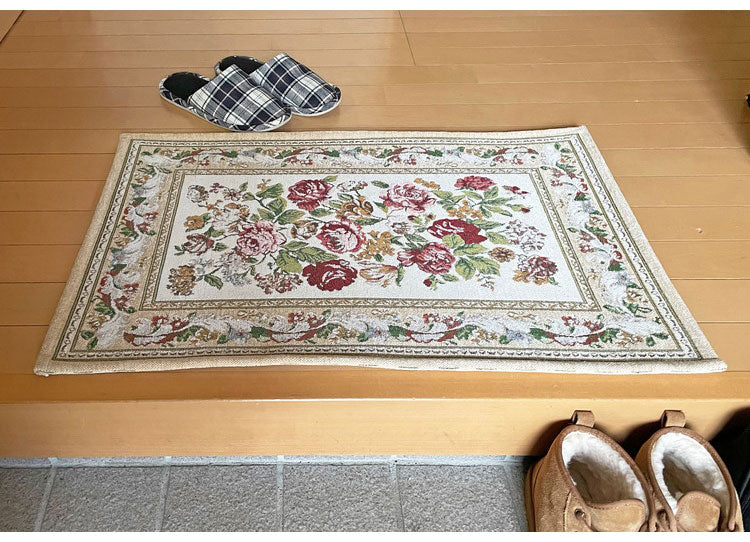 マルナカ 玄関マット ニーム 洗える 50×80cm ゴブラン織 シェニールマット インテリアマット デザインマット 玄関 室内 ラグマット(代引不可)