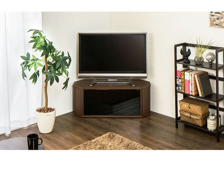 テレビ台 コーナー テレビラック ラック テレビ 角 幅80 RCA-800AV-CR TV台 AVラック テレビボード キャスター コーナーボード(代引不可)