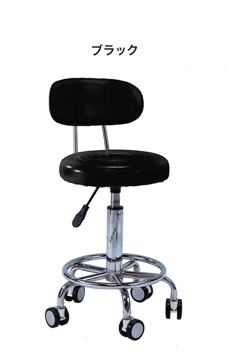キャスター付きガス圧キッチンスツール カウンタースツール キッチンスツール カウンターチェア チェア チェアー いす イス 椅子 キッチンチェア ワークスツール(代引不可)