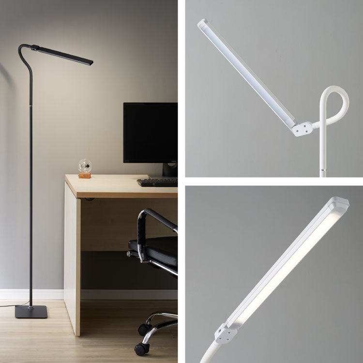 フロアライト スタンドライト スリムソファサイドライト 角度調整可能 明るさ無段階調整 間接照明 LED ソファサイドライト スリムライト 床置き インテリア 照明器具 ビング ダイニング(代引不可)