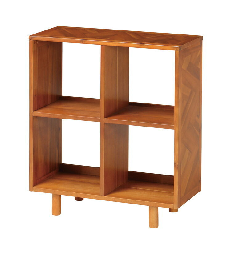 ヘントオープンラック 収納ラック オープンラック 幅70 本棚 アカシア ブラウン 木目 木 チェスト 収納 おしゃれ 北欧 スリム 3段 ルンバ 読書 新生活 リビング(代引不可)