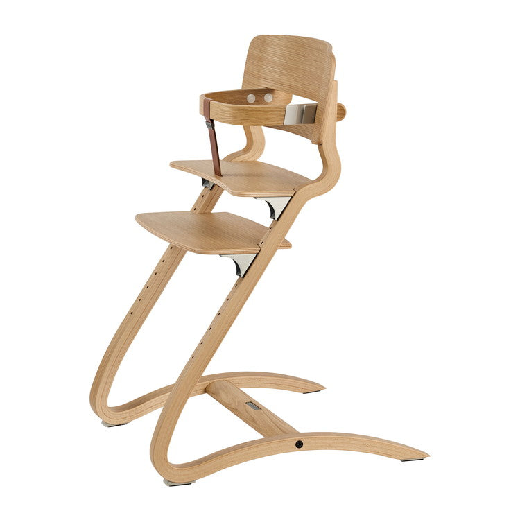 【セーフティーバーセット】リエンダー Louie ルーイー ハイチェア ベビーチェア 椅子 キッズ家具 背もたれ 背板 足置き デザイン 高級感 おしゃれ ベビー家具 ベビールーム オーク ナチュラル 高さ82cm 幅55cm 奥行56cm(代引不可)