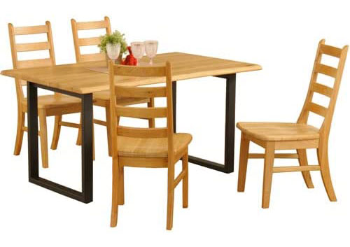 【筑波産商 ロダン ダイニングテーブル スクエア脚 幅140cm 】 テーブル デスク 机 リビングテーブル つくえ ダイニングテーブル 天然木 ナチュラル リビング ダイニング パソコンデスク キッチン(代引不可)