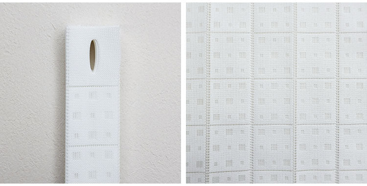 日本製 巾100cm×丈115cm ホワイト パタパタ アコーディオンカフェカーテン ドット柄 ハサミでカット 程よい透け感 取り付け簡単(代引不可)