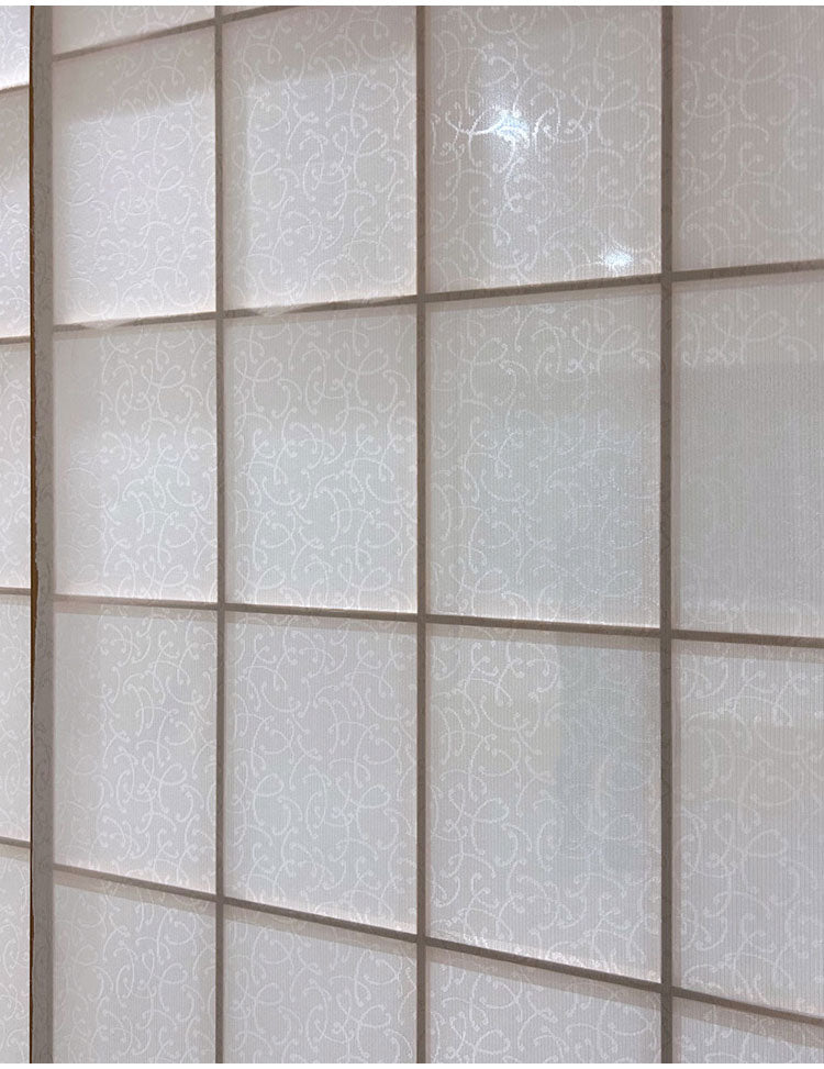 日本製 障子に貼るレース カール柄 幅100cm×丈200cm 2枚組 UVカット 破れにくい 簡単に貼れる 断熱・保温効果 花粉キャッチ 外から見られにくい 両面テープ2個付き(代引不可)