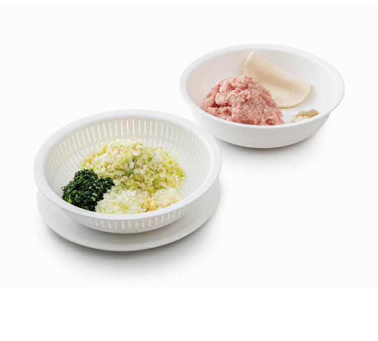 ライクイット 米とぎ ザル ボウル 米研ぎ 米とぎ器 米研ぎボウル 食洗機対応 耐熱 レンジ対応 米とぎざる ざる ボール 水切り 湯切り 湯引き 受 日本製 LBK-02 like-it 米とぎにも使えるザルとボウル(代引不可)