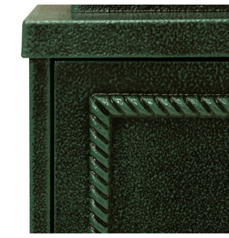 壁掛けポスト 鋳物製 鹿 郵便ポスト アンティーク風 鋳物 A4サイズ レターパック 大きめ 大容量 横開き扉 鋳造加工 ブロンズ グリーン ブラウン 郵便受け ヴィンテージ シンプル レトロ おしゃれ(代引不可)