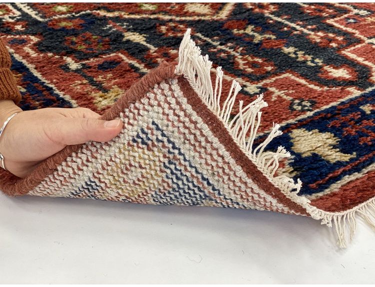 60×90トライバルマットMADRAS インテリア ラグ カーペット ラグマット ラグカーペット リビング 絨毯 玄関マット 玄関 ミニマット(代引不可)