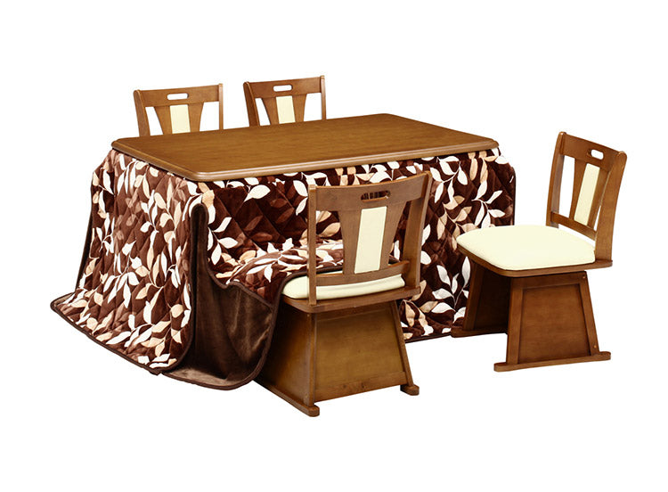 ハイコタツ こたつテーブル 長方形 幅135cm シンプル 座卓 節電 省エネ インテリア おしゃれ 北欧 リビング ダイニング コタツ 炬燵 木製 センターテーブル ローテーブル コンパクト(代引不可)