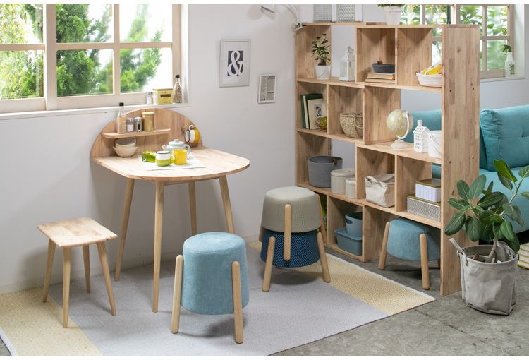 伸縮ラック オープン収納 コーナー収納 天然木 木製 シンプル ナチュラル 仕切り コレクション NATURAL SIGNATURE おしゃれ 北欧 シンプル 新生活 一人暮らし(代引不可)