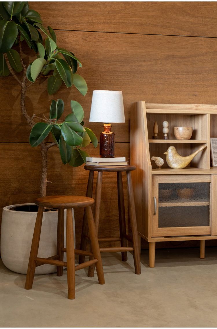 スツール 椅子 丸型 ハイタイプ スクエアスツール 天然木 木製 シンプル おしゃれ 北欧 モダン コンパクト いす イス ブラウン ウレタン塗装 リビング キッチン(代引不可)