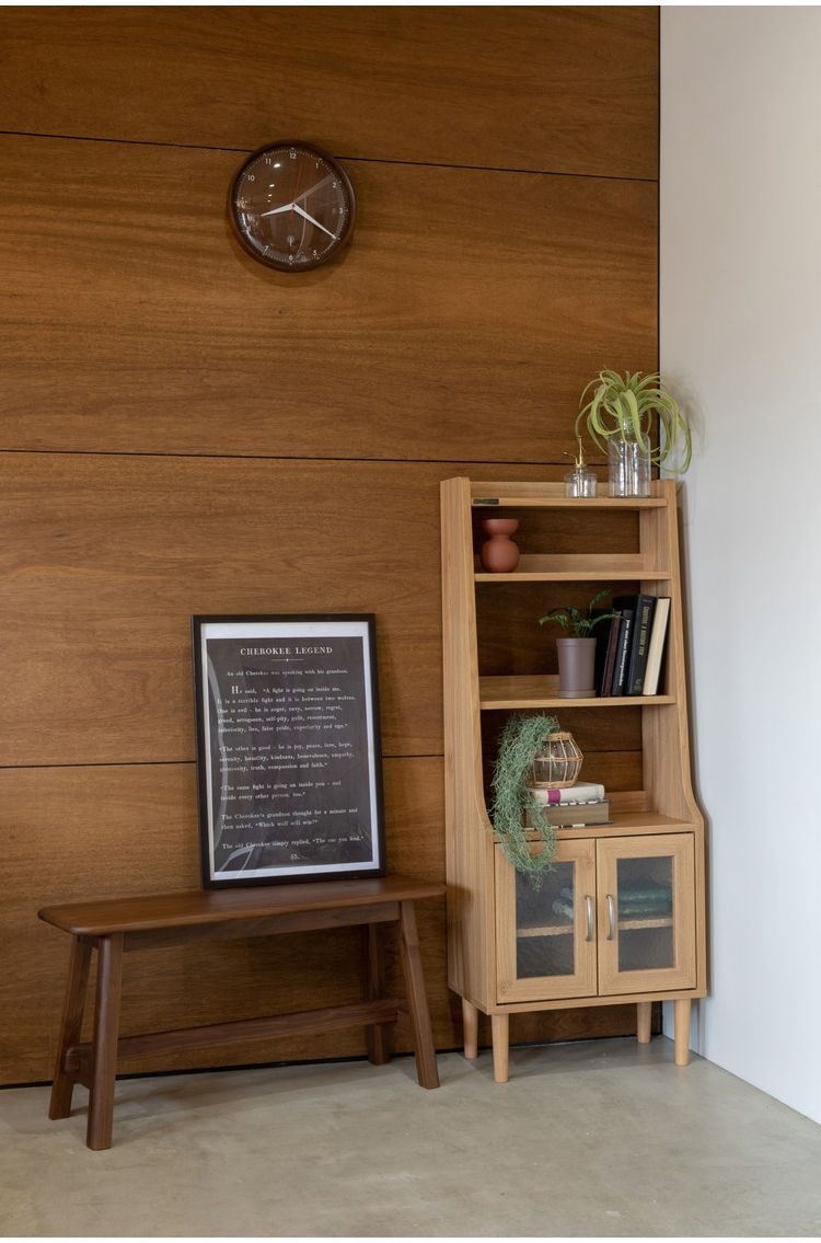 ベンチ 幅90cm 天然木 木製 長方形 ブラウン 物置 飾り 椅子 長椅子 イス いす ウレタン塗装 シンプル おしゃれ 北欧(代引不可)