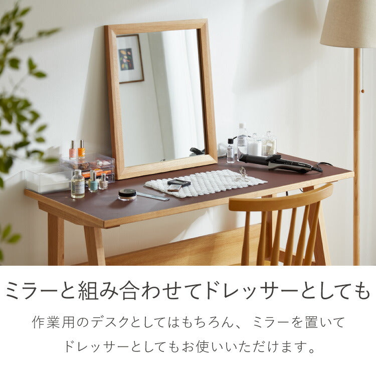 デスク リノリウム 幅100cm テーブル シンプル 木製 パソコンデスク 化粧台 リビング ダイニング 北欧 おしゃれ かわいい リモートワーク 在宅勤務 学習机 勉強机 オフィス 机 インテリア(代引不可)