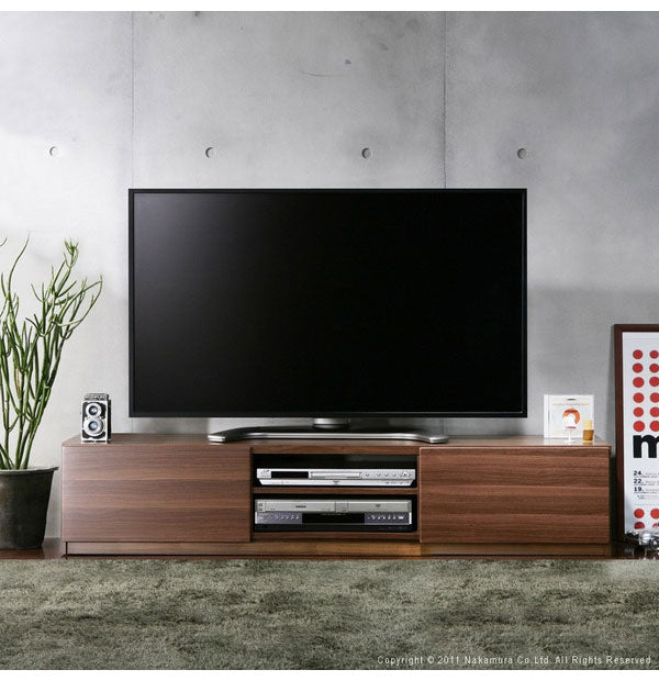 テレビ台 テレビボード リビングボード ローボード 背面収納 TVボード ロビン 幅150 北欧 モダン 鏡面 キャスター付きリビング 木目調 黒 白 茶 おしゃれ(代引不可)