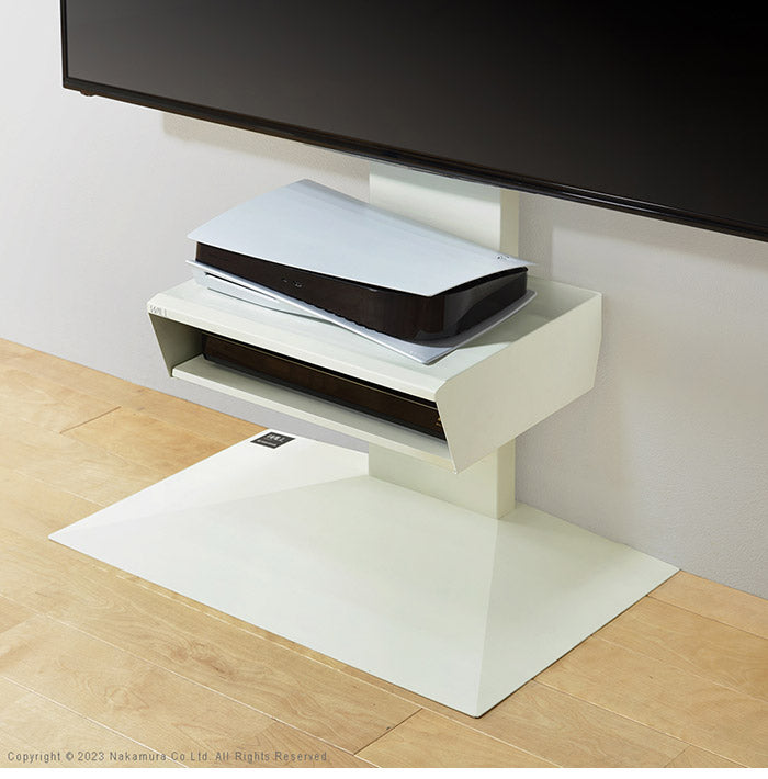 WALLインテリアテレビスタンド V2・V3・V5対応 ボックス棚板 PS5 プレステ5 PS4Pro PS4 DVDレコーダー BDレコーダー テレビ台 TVスタンド 2段 隠せる スチール製 おしゃれ パーツ(代引不可)