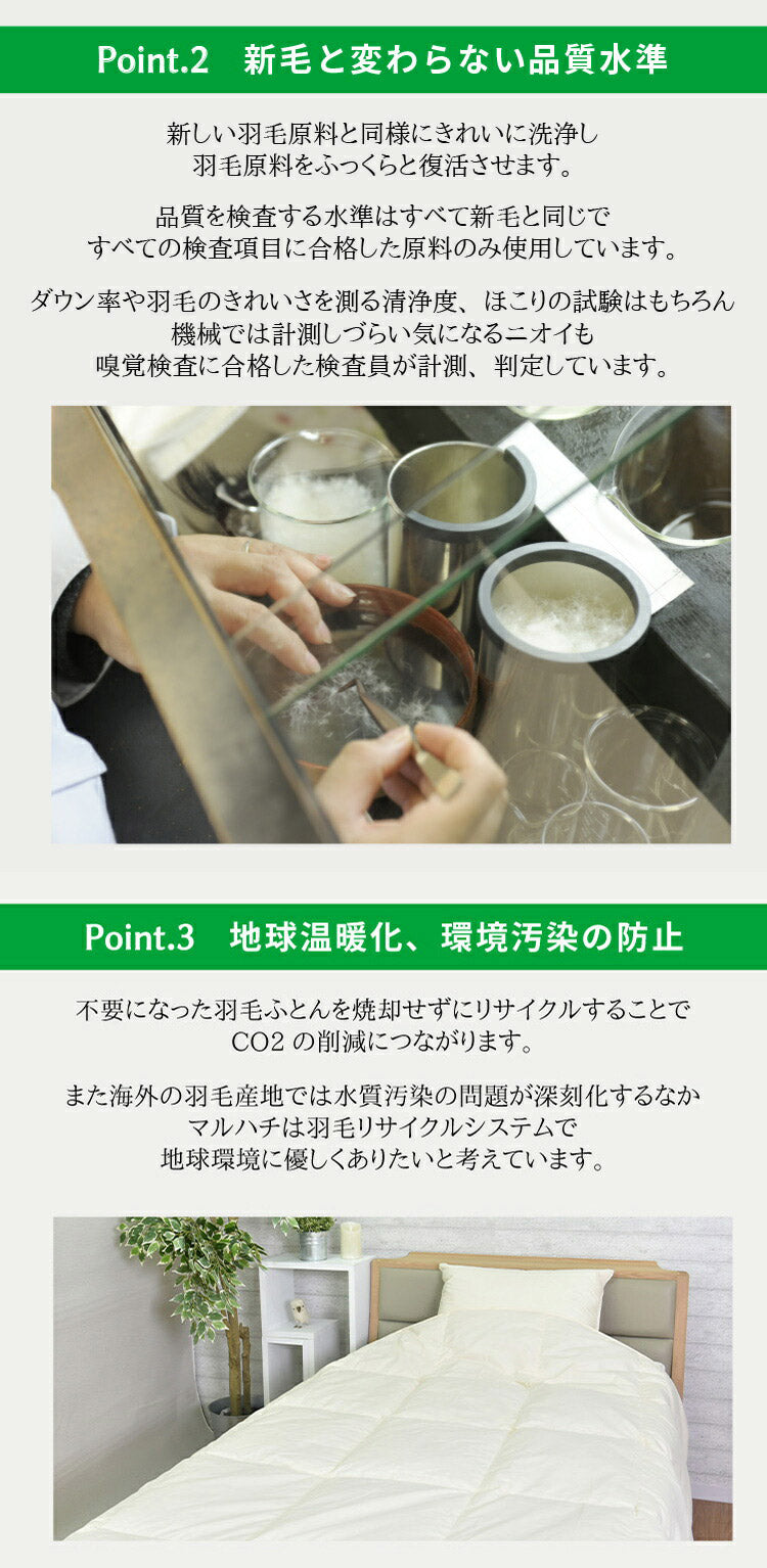 日本製 リサイクルダウン70% 羽毛肌掛け布団 シングル 150×210cm ダウンケット ウォッシャブル ホワイトダウン70% 0.3kg入り 羽毛肌掛けふとん 春 夏 秋 丸八真綿(代引不可)