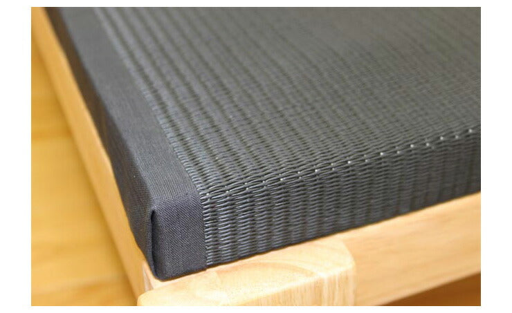 中居木工 日本製 折りたたみ 炭入り 畳 ベッド ひのき ハイタイプ ワイドシングル 和風 木製 ヒノキ 檜 スノコ 天然木 コンパクト 省スペース キャスター付き