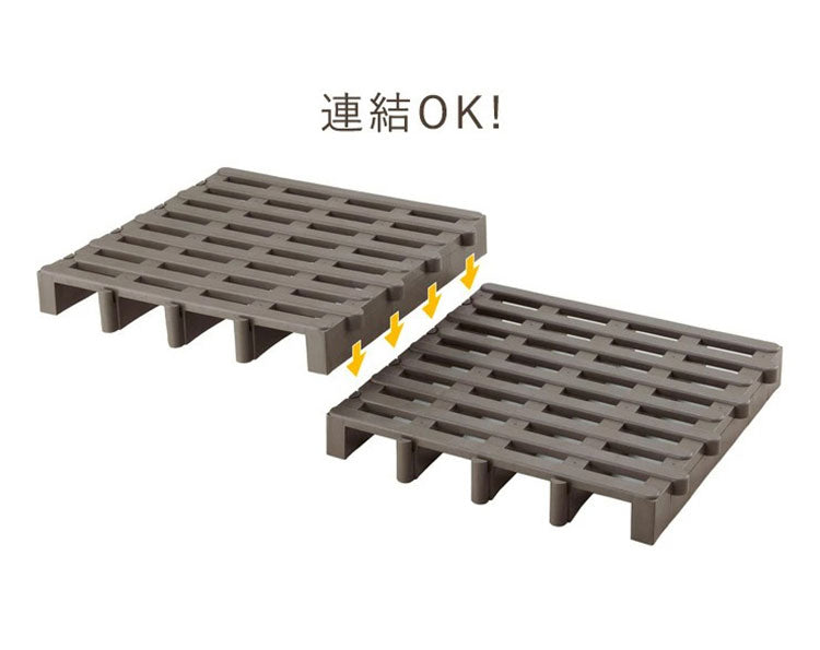 ジョイントすのこ 10個セット すのこベッド 日本製 プラスチック すのこ シングル 湿気 対策 除湿 高床 防カビ 通気性 折りたたみ すのこマット 押入れ収納 押し入れ収納 クローゼット収納 整理 屋外