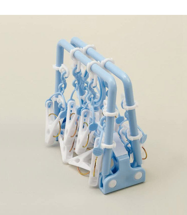 ツウィンモール プリミニハンガー13ピンチ ブルー SL-04 洗濯干し 洗濯物干し 洗濯用品