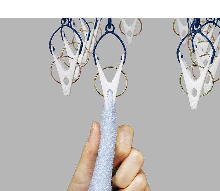 ツウィンモール BEILU横もちアルミハンガー40ピンチ ネイビー BE-01N 洗濯干し 洗濯物干し 洗濯用品