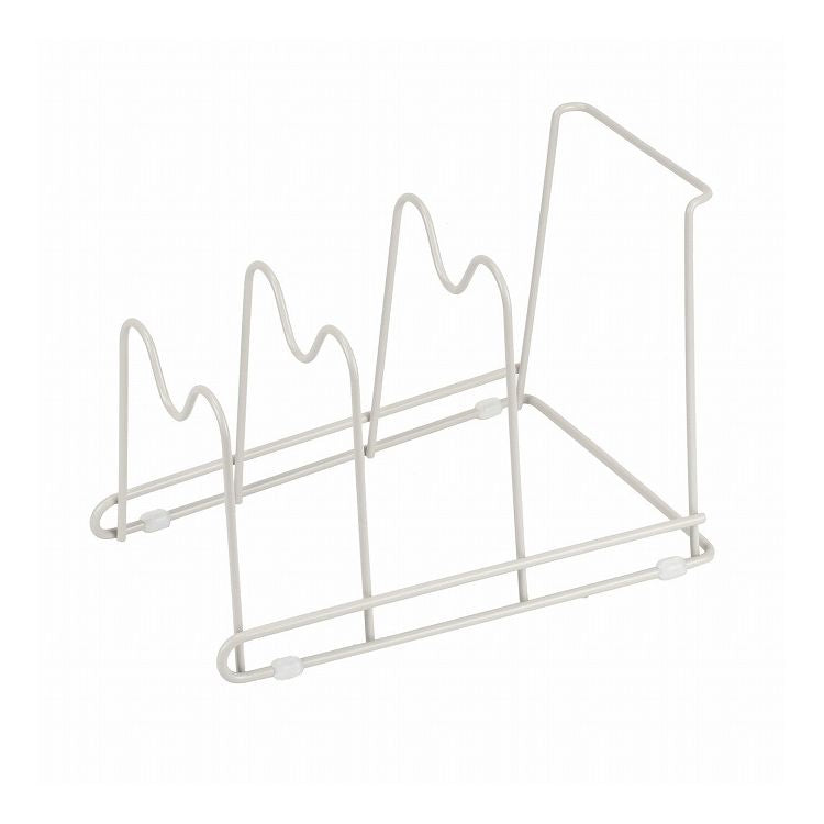 シンク下 シンクまわり ワイヤー フライパンラック 3段 ワームグレー LD-261 Style Storage(代引不可)