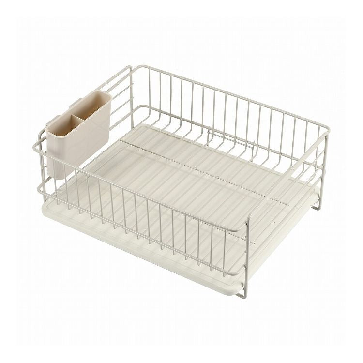 珪藻土 トレー 水切り バスケット 水切り ポケット付 スライド式トレー キッチン シンクまわり 水周り ワームグレー LD-275 Style Storage(代引不可)