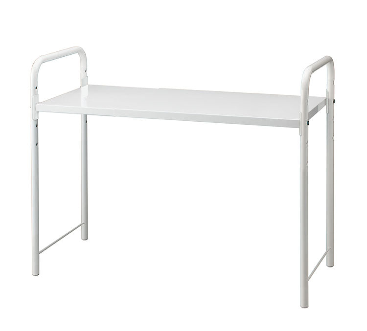 伸縮式 レンジ上ラック 幅55~85cm 大型レンジ対応 家電上ラック RUW-EX キッチンラック レンジラック 電子レンジ オーブンレンジ 棚 トースターラック キッチン収納 伸晃 Belca