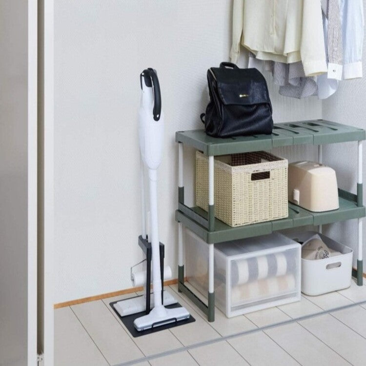 マキタ対応 掃除機スタンド マルチクリーナースタンド コードレスクリーナー スタンド 掃除機収納 スティッククリーナー クリーナースタンド ブラック 黒 おしゃれ CS-MBK 伸晃 Belca