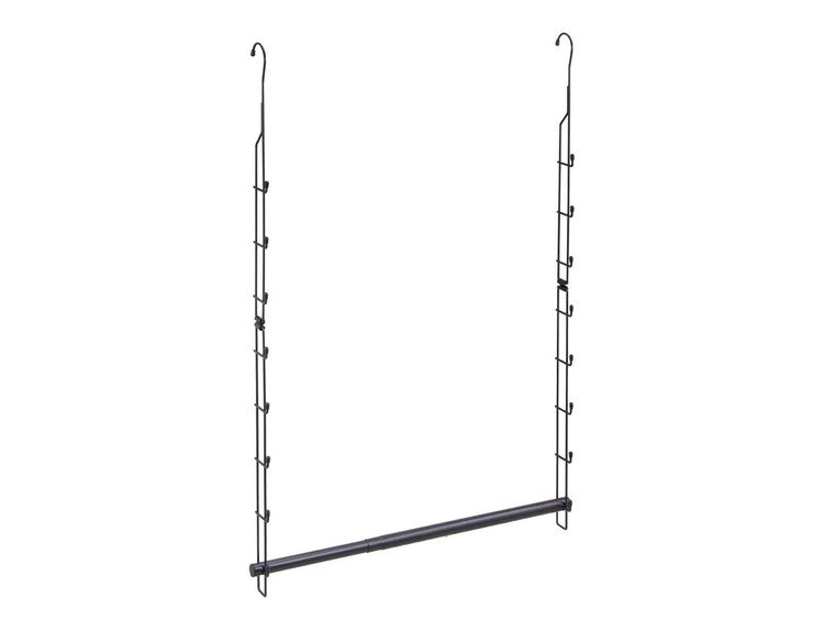 クローゼット 吊り下げハンガー 伸縮タイプ 衣類の収納量アップ! CH-EX 2段ハンガー ブランコ式 幅・高さ調節 フック付き 押入れ収納 押入収納 衣類収納 ハンガーラック 伸晃 Belca
