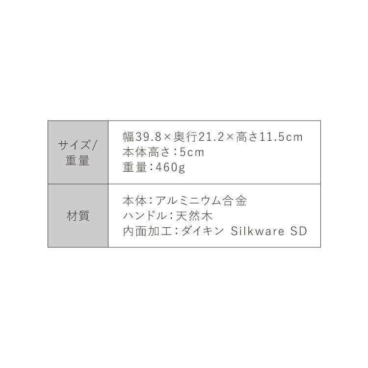 極ふかみ フライパン 日本製 20cm PFOAフリー ガス火 IH対応 オール熱源対応 軽量 木柄 鏡面 ダイキン フッ素 焦げ付きにくい お手入れ簡単 小さめ 北陸アルミニウム