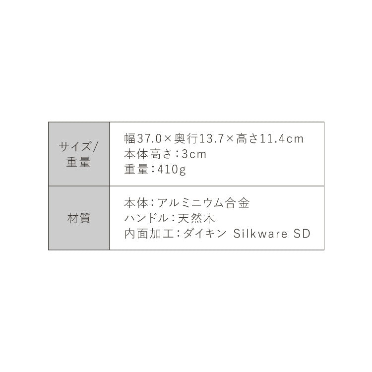 極ふかみ フライパン 日本製 PFOAフリー 卵焼き器 ガス火 IH対応 オール熱源対応 ディープパン 軽量 木柄 鏡面 ダイキン フッ素 焦げ付きにくい お手入れ簡単 卵焼き エッグパン 北陸アルミニウム