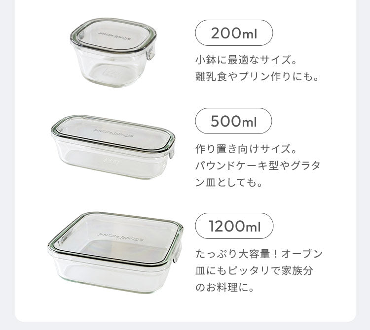iwaki イワキ 新色 耐熱ガラス保存容器 4点セット パックアンドレンジ パック&レンジ システムセット ミニ PC-PRN4G42 PC-PRN4GY22 耐熱ガラス 保存容器 保存コンテナ 下ごしらえ