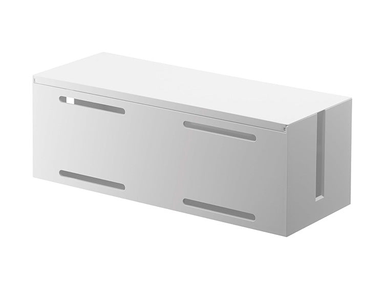 山崎実業 テレビ裏ケーブルボックス スマート smart テレビ裏 背面 ケーブル収納 電源タップ収納 コード整理 ケーブル整理 北欧 おしゃれ