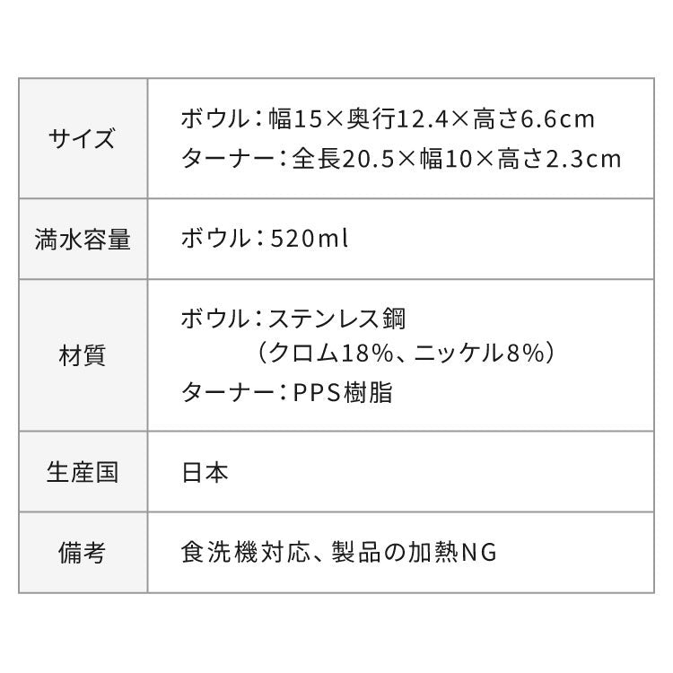 【ボウル ターナー 2点セット】 オークス レイエ 取っ手付き卵溶きボウル パパッと卵焼きターナー フライ返し 日本製 燕三条 食洗機対応 ステンレス製 メモリ 両口 卵焼き LES3253 LES3248 AUX leye
