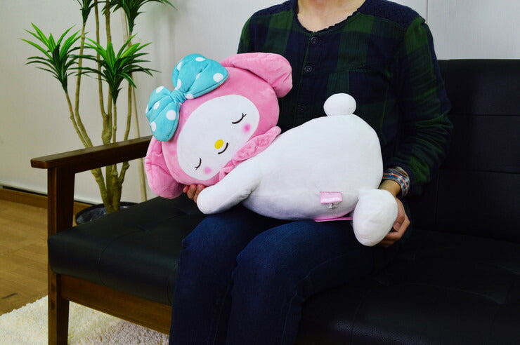 サンリオ 添い寝枕 ハローキティ マイメロディ 20×55cm 抱き枕 抱きぐるみ キャラクター 女の子 (代引不可)