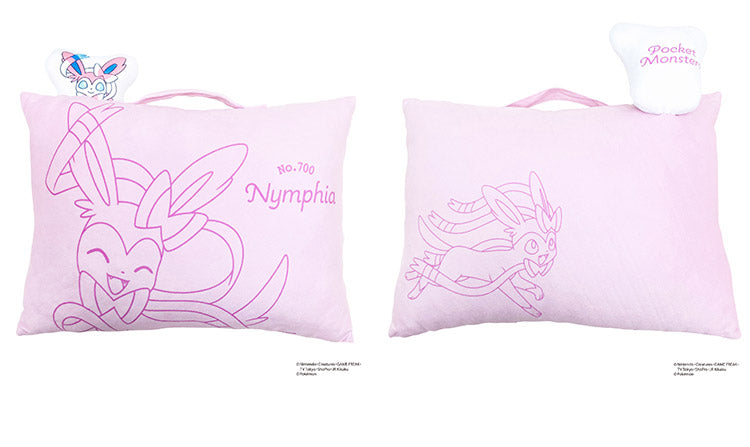 ポケモン マスコット付きまくら ピカチュウ イーブイ カビゴン ニンフィア 枕 取っ手付き 持ち手付き ポケットモンスター キャラクター 可愛い かわいい 男の子 女の子 子供 子ども プレゼント ギフト(代引不可)