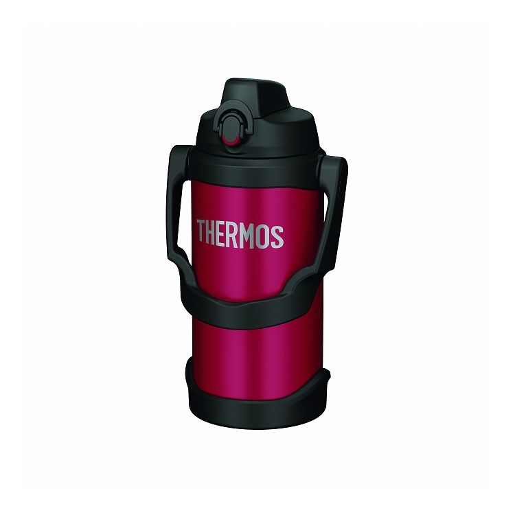 サーモス 真空断熱スポーツジャグ 2L レッド FJQ-2000 THERMOS 大容量 2リットル 保冷 軽量 直飲み 部活(代引不可)