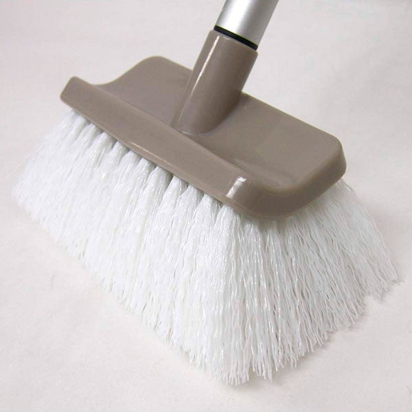 【3個セット】 日本クリンテック ベランダ・玄関のための床ブラシII コンパクトサイズで気づいたときにすぐお掃除!デッキブラシ(代引不可)