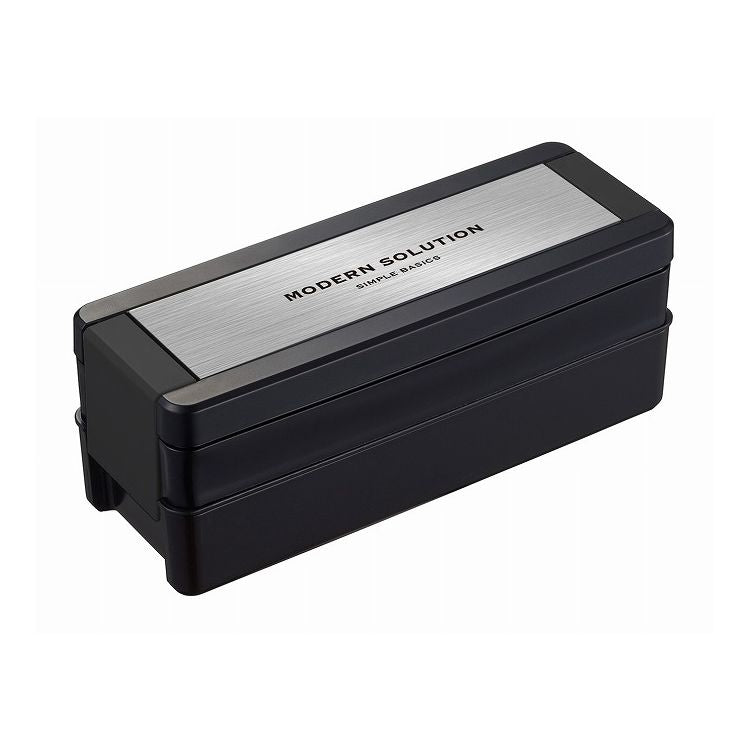 岩崎工業 イージーケア メンズランチボックス 2段 950ml シルバー B-1482 HN 男子高校生 子供(代引不可)