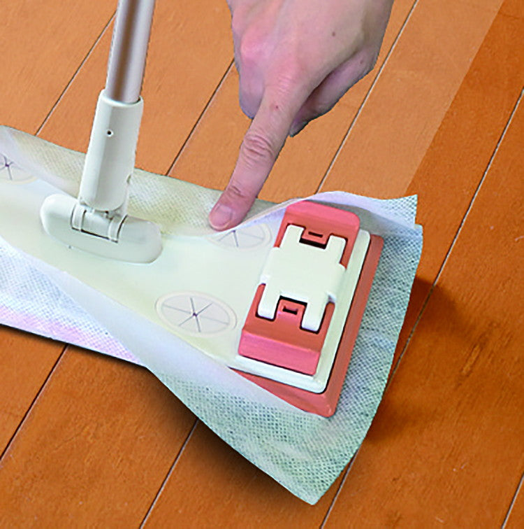 山崎産業 コンドル ぞうきんが使えるフローリングワイパーN (伸縮柄)ぞうきんもシートも2WAYで使える(代引不可)