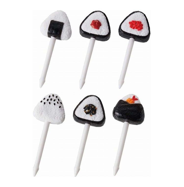 【3個セット】 トルネ おにぎり ピック 6本入 P-3498(代引不可)