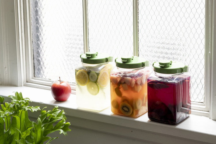 タケヤ化学工業 果実酒びん S型 2.7L みどり(代引不可)