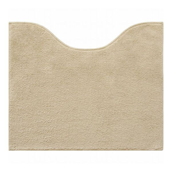 オカトー ナチュラル トイレマット 50×60cm プレーンベージュ トイレ マット トイレタリー すべり止め 洗濯機OK 足元(代引不可)