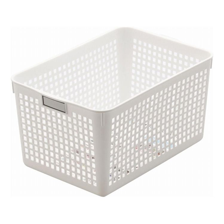 【5個セット】 イノマタ化学 ネームバスケット ディープ ホワイト 4584整理 整頓 名前 名称記入 インデックス 片付け(代引不可)