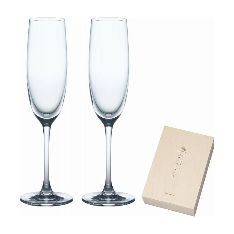 東洋佐々木ガラス クリスタルシャンパングラスセット 170ml×2 G456-S111(代引不可)