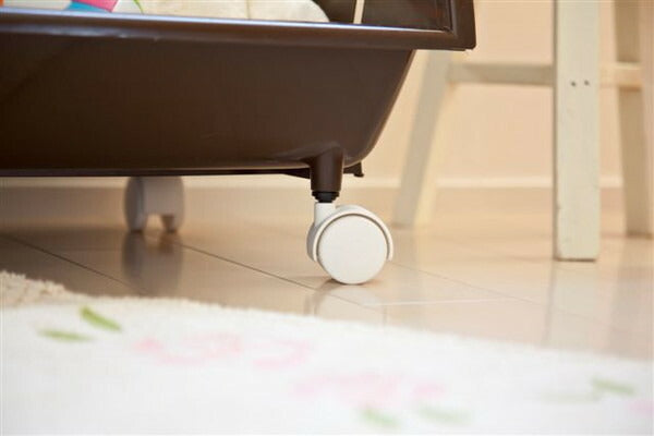 【3個セット】 平和工業 積み重ねバスケット 専用キャスター ホワイト (4個入) バスケット カゴ 重ねて使う 収納 専用キャスター(代引不可)