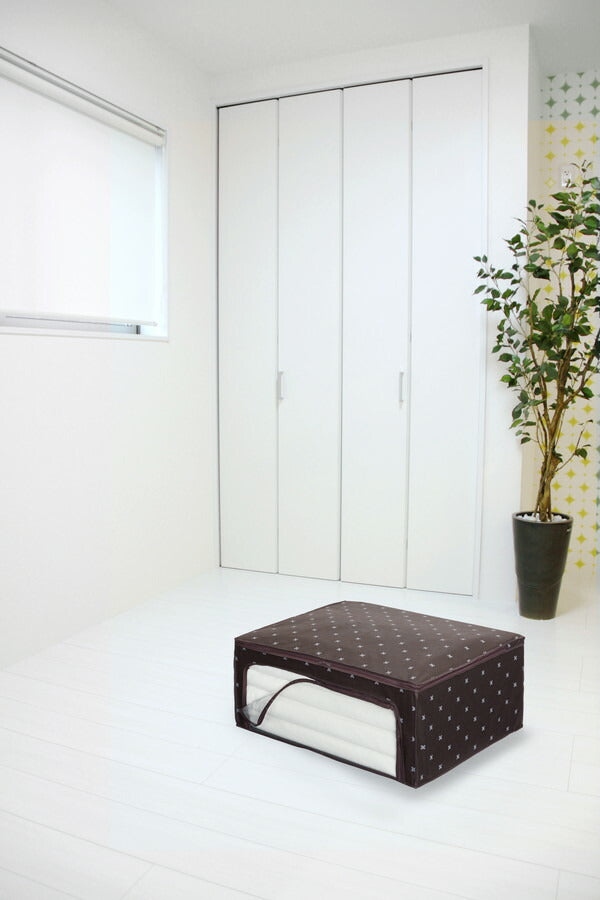 【3個セット】 ワイズ ブラン 毛布・タオルケット 収納袋 SC-114 布団 収納袋 収納ケース ふとん ケース タオルケット 収納(代引不可)