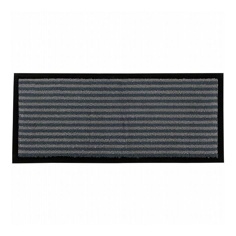 リッチェル 玄関吸水マット スリム ボーダー 屋内用 30×70cm 室内 雨水 雪 靴裏 事務所 会社(代引不可)